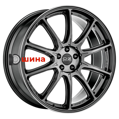 OZ Hyper XT HLT 10,5x20/5x112 ET26 D66,46 Star Graphite Diamond Lip