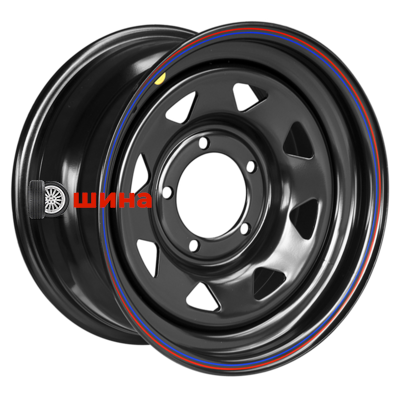 Off-Road Wheels УАЗ 8x16/5x139,7 ET20 D110 черный (треуг. мелкий)