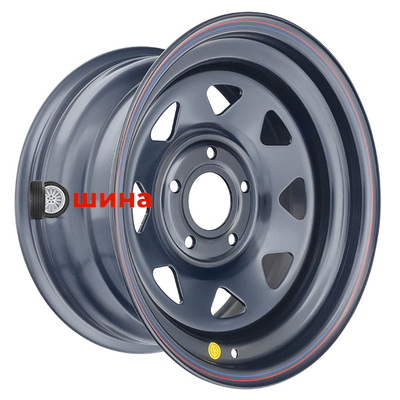 Off-Road Wheels Jeep 8x16/5x127 ET0 D75 черный (треуг. мелкий)