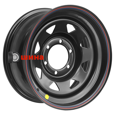 Off-Road Wheels Тойота Ниссан 7x16/6x139,7 ET0 D110 черный (треуг. мелкий)