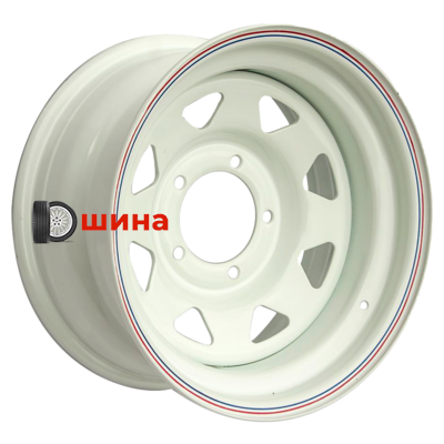 Off-Road Wheels УАЗ 7x16/5x139,7 ET0 D110 белый (треуг. мелкий)