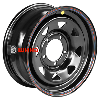 Off-Road Wheels УАЗ 7x16/5x139,7 ET30 D110 черный (треуг. мелкий)