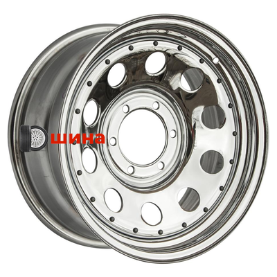 Off-Road Wheels Тойота Ниссан Mitsubishi L200 2005+ 8x16/6x139,7 ET30 D110 хромированный