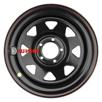 Off-Road Wheels Jeep 8x16/5x114,3 ET-19 D84 черный (треуг. мелкий)