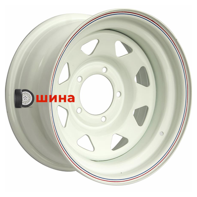 Off-Road Wheels УАЗ 8x15/5x139,7 ET-19 D110 белый (треуг. мелкий)