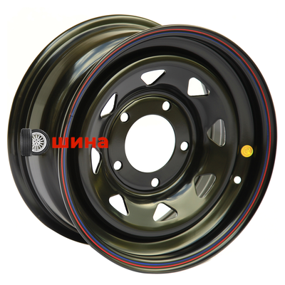 Off-Road Wheels Jeep 8x15/5x114,3 ET-19 D84 черный (треуг. мелкий)