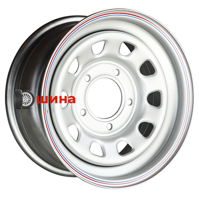 Off-Road Wheels ВАЗ Нива 7x15/5x139,7 ET25 D98,5 серебристый (треуг.)