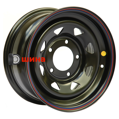 Off-Road Wheels УАЗ 7x15/5x139,7 ET-19 D110 черный (треуг.)