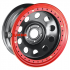 Off-Road Wheels Jeep 8x17/5x127 ET0 D75 черный с бедлоком (красный)