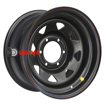 Off-Road Wheels Тойота Ниссан 8x16/6x139,7 ET0 D110 черный (треуг. мелкий)