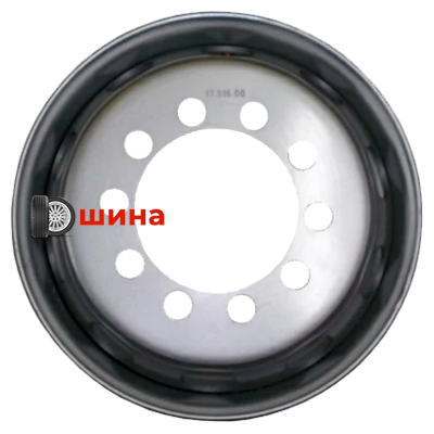 Better 10мм 6x17,5/10x225 ET135 D176 Sil с вент. Прицеп