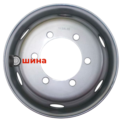 Better 10мм 6x17,5/6x205 ET125 D161 Sil шпилька, с вент. Бычок, импортные грузовики